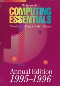 Computing Essentials Annual Edition 1995-1996